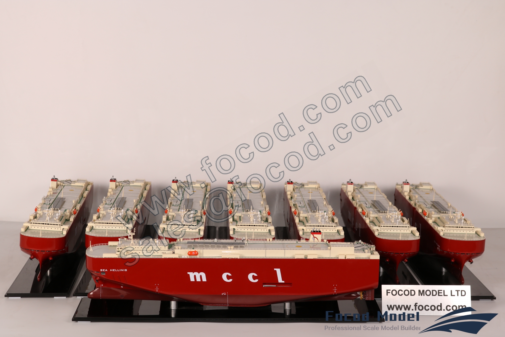 customized model of 180m Vehicles Carrier (RoRo ship)